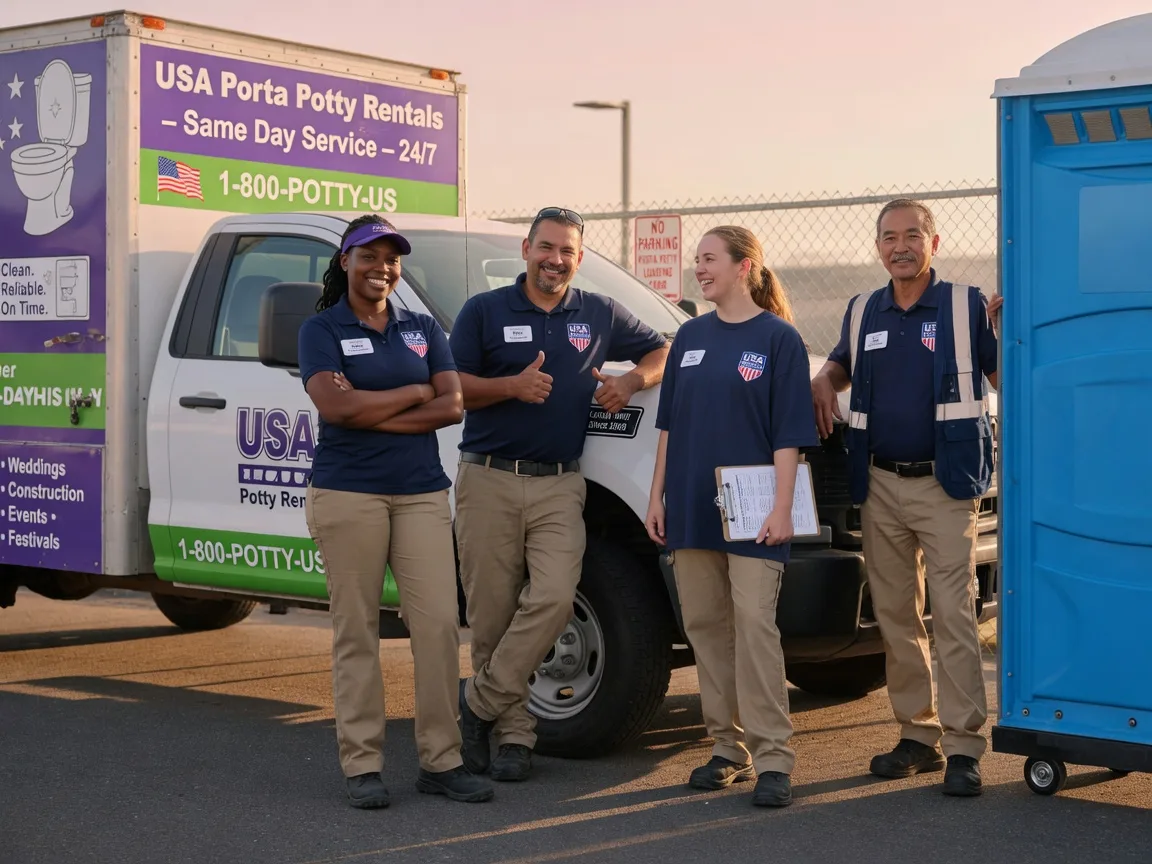 Porta Potty Rental company in Wood, PA
